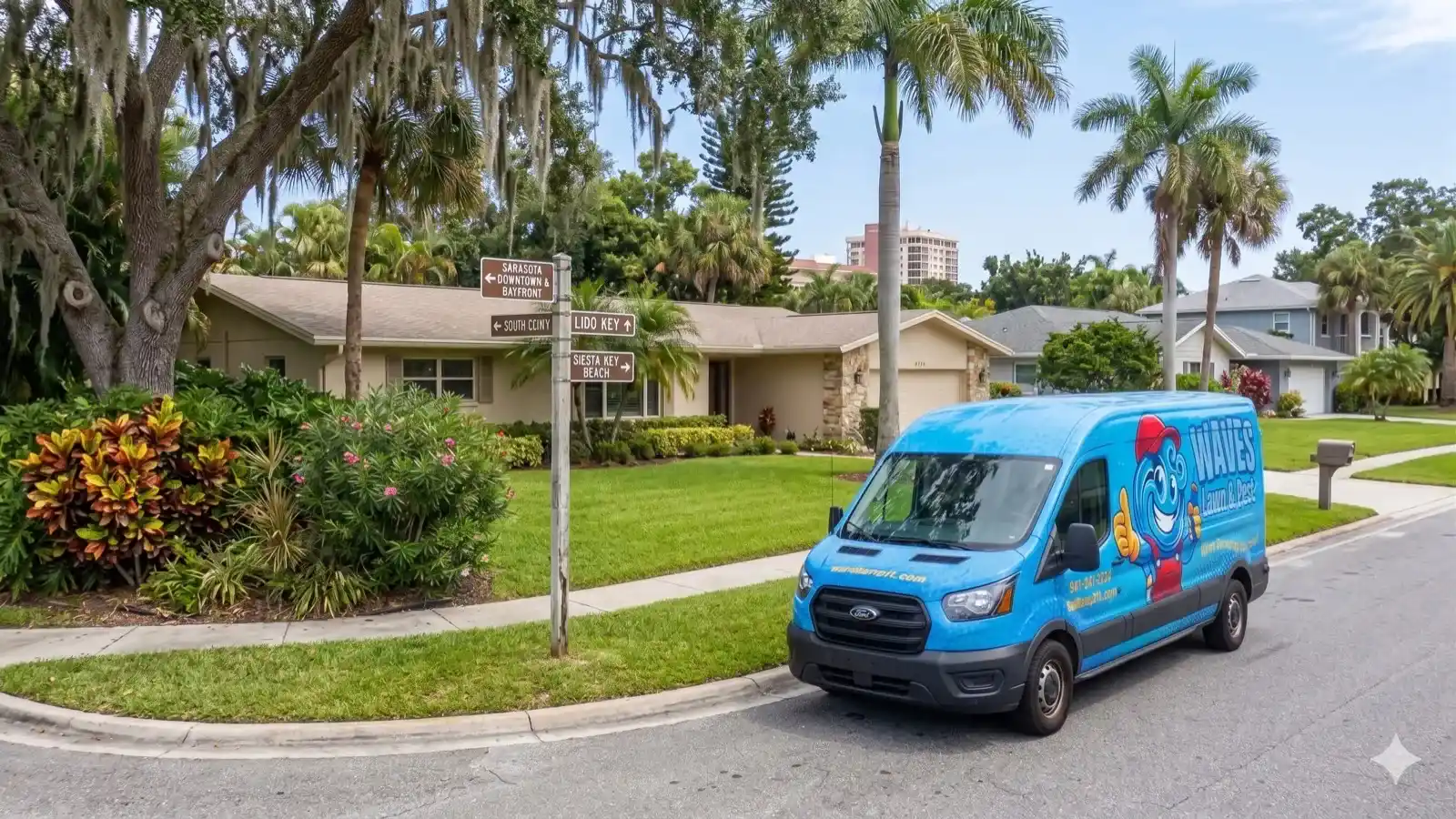 Bradenton Exterminator service vehicle
